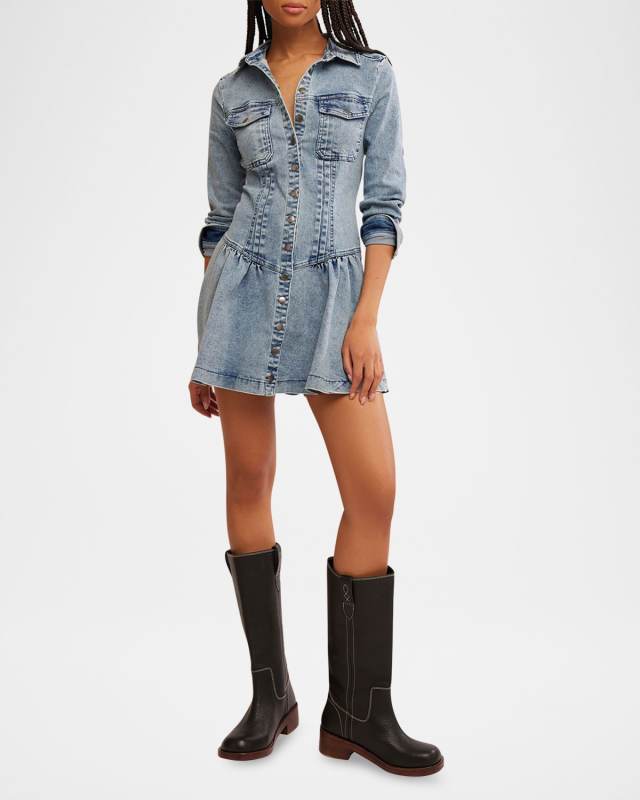 Roadhouse Denim Mini Dress